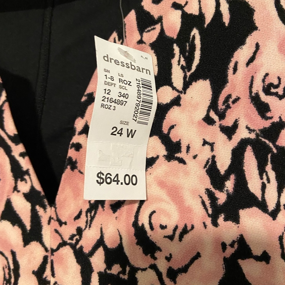 Carmen Marc Valvo Sleeveless Floral Dress size 24